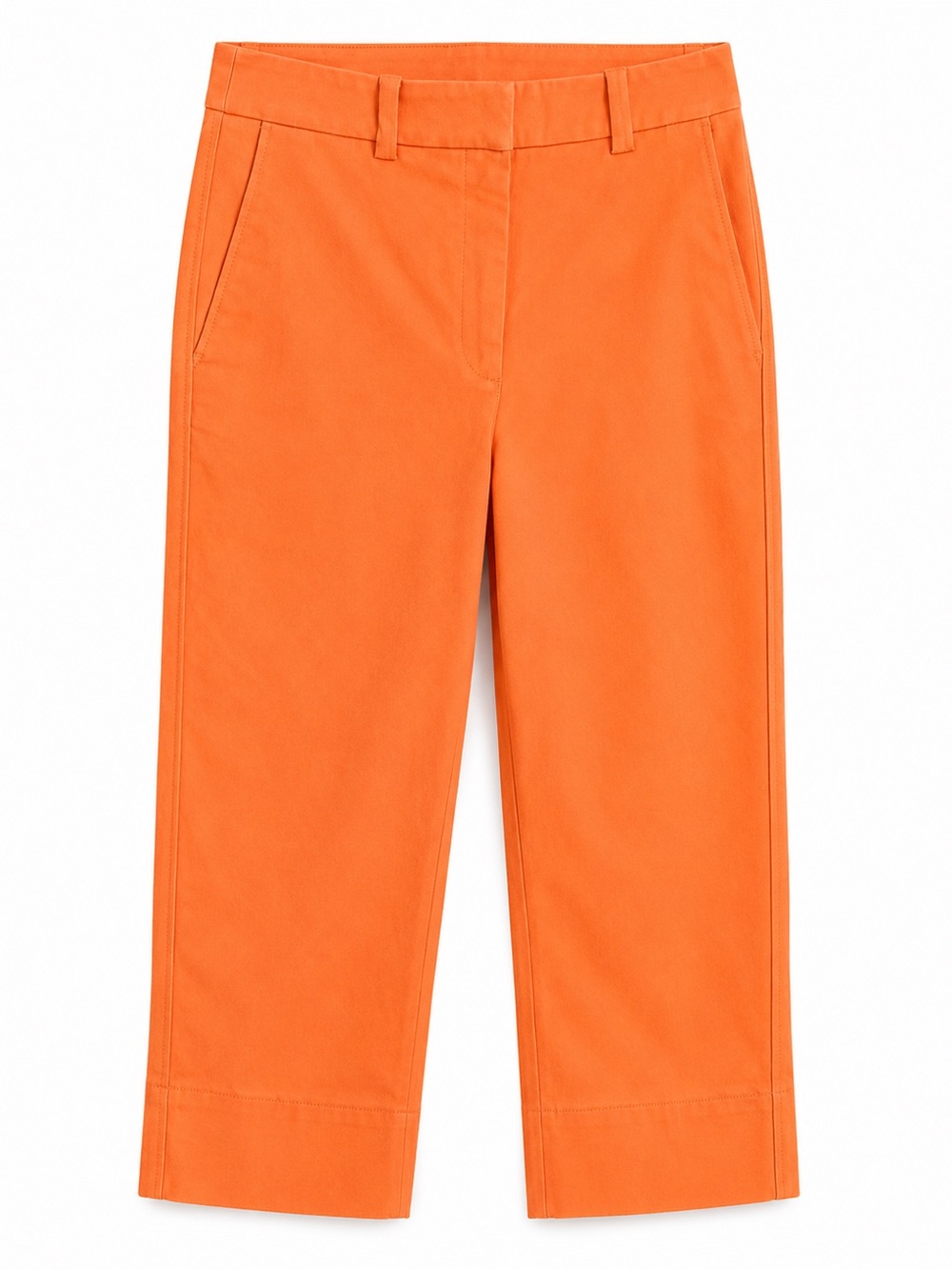 STINE GOYA Wide Leg High-Rise Trousers Bright Orange